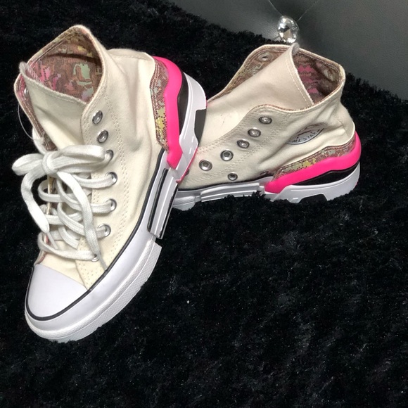 Converse CPX70 Hi (Womens Size 5 ) Casual Retro Shoe White Pink Skate Sneaker…… - Picture 3 of 16